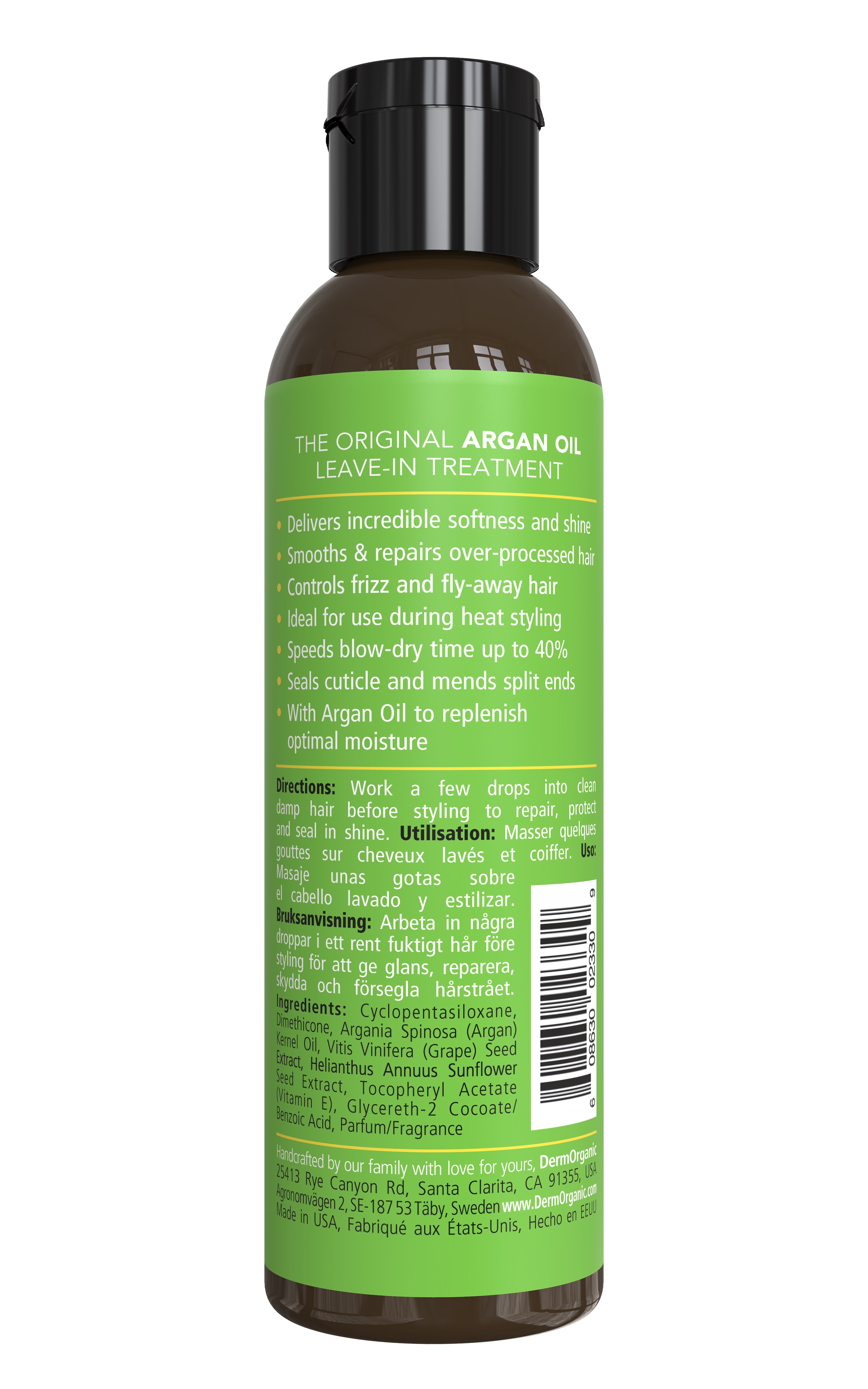 Leave-in Treatment with Argan Oil – DermOrganic