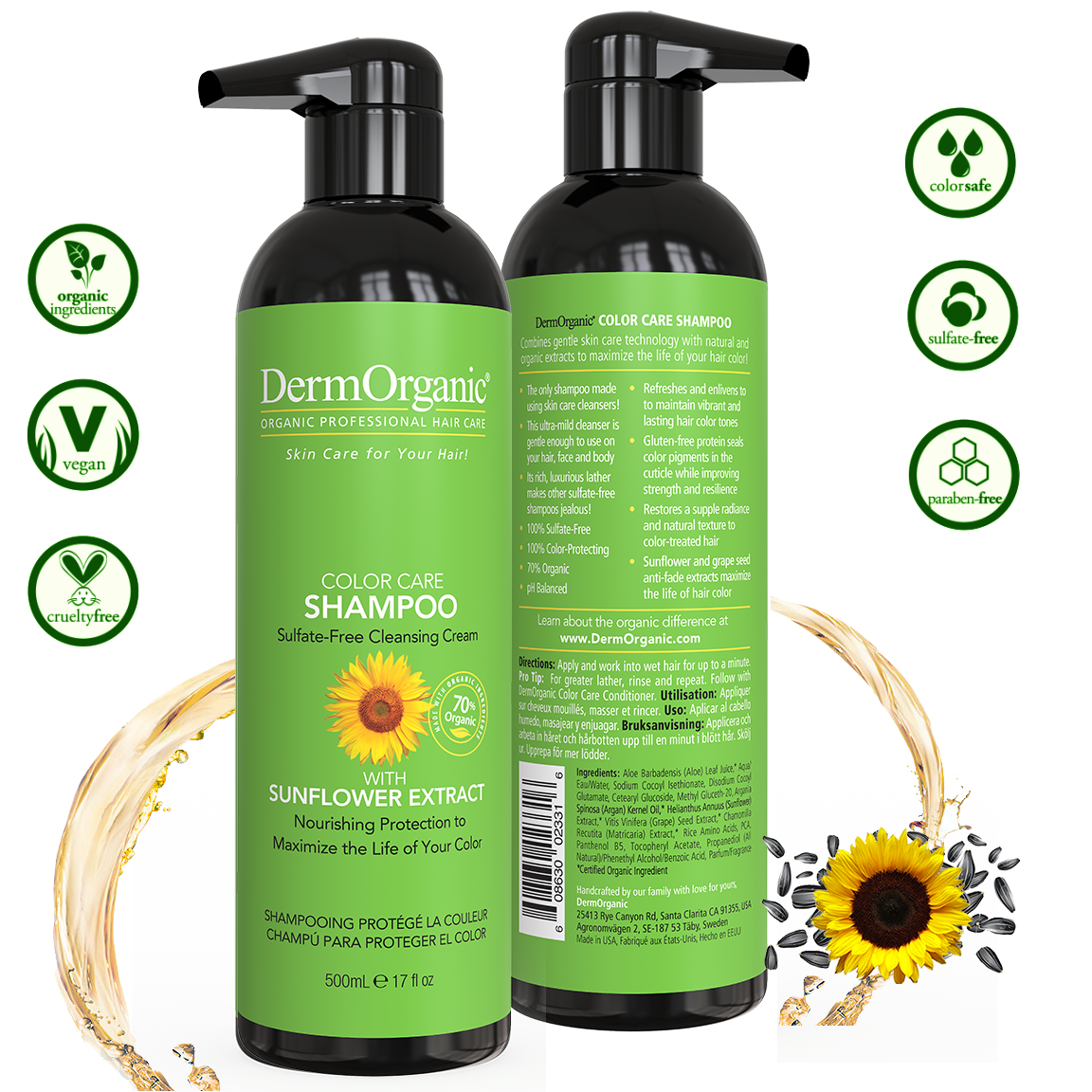 Care Color – DermOrganic Shampoo